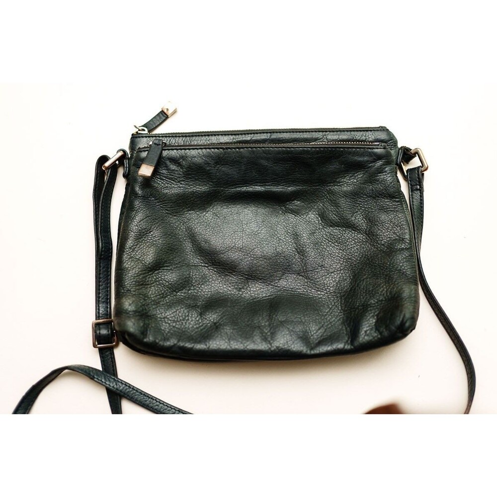 Margot Black leather purse shoulder bag cross body pocket‎ book